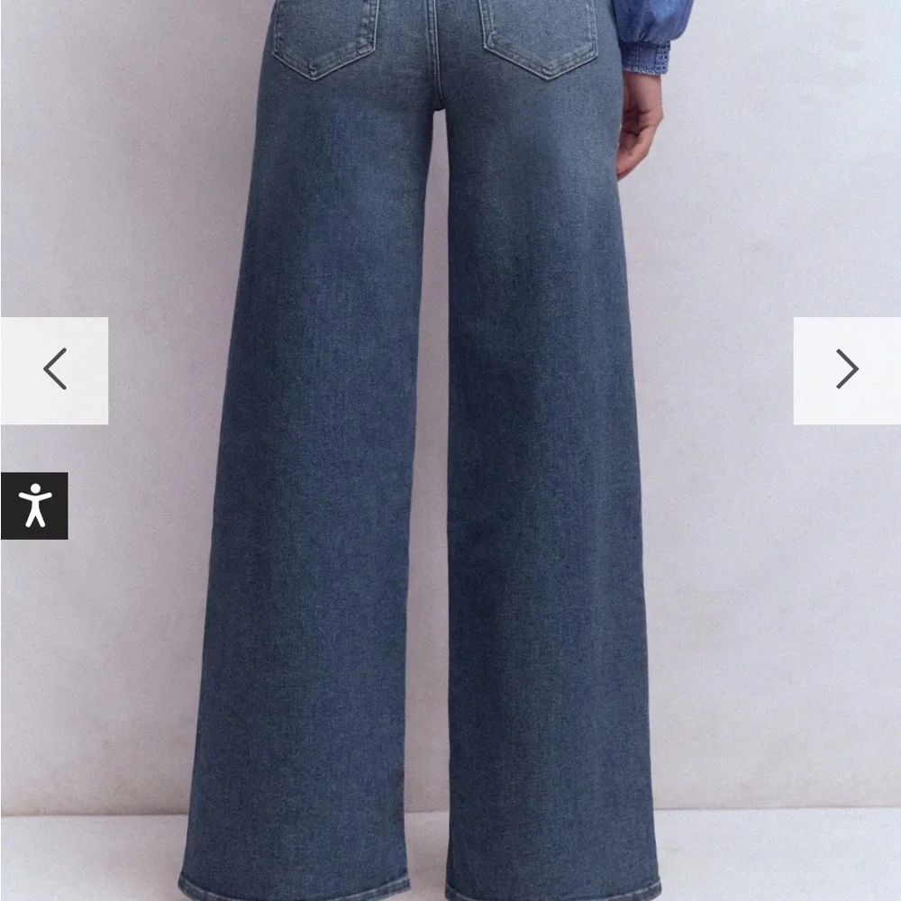 Boden High Rise Wide Leg Jeans Mid Vintage | size 28 - Picture 10 of 10